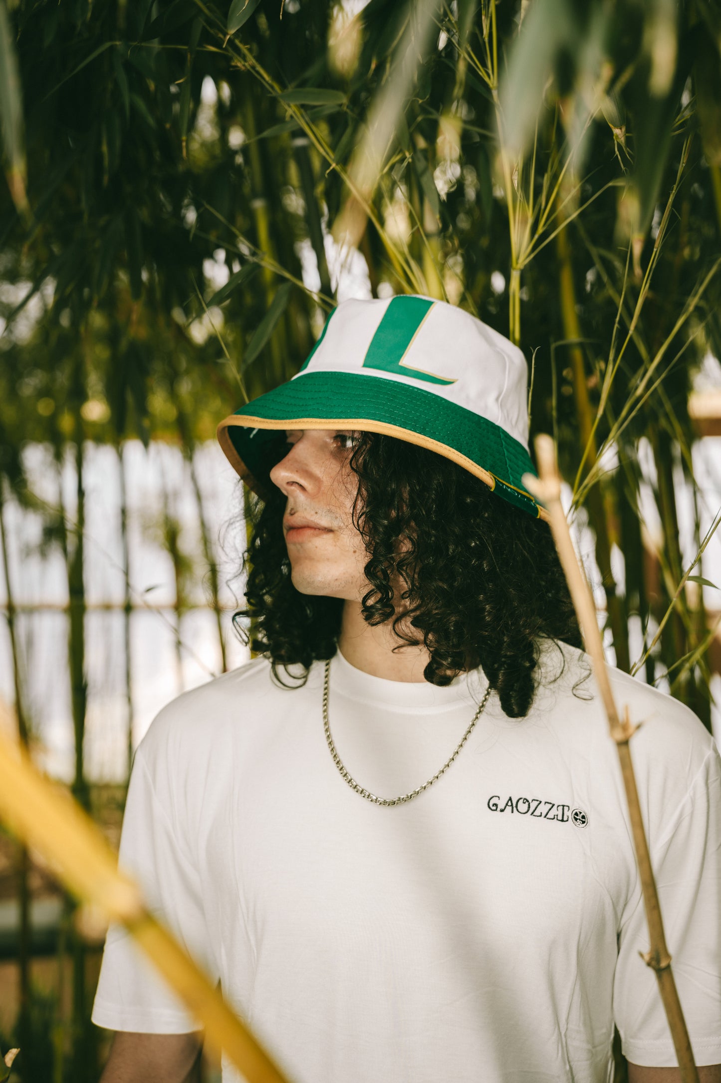 WHITE OVERSIZED GAOZZI BAMBOO T'Z { short sleeved } (Copy)