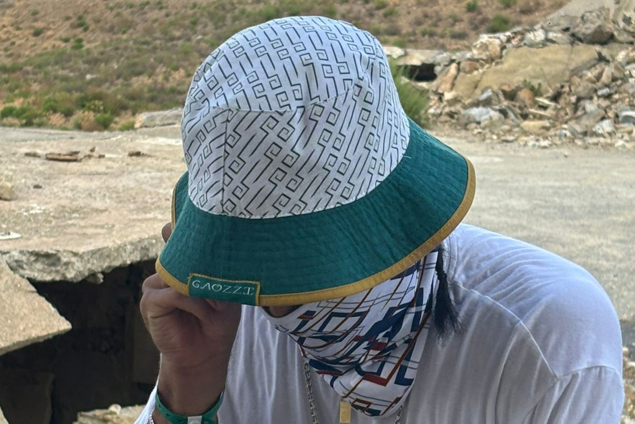 GAOZZI AZTEC REVERSIBLE BUCKET HAT